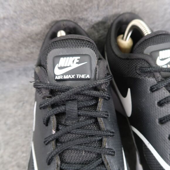 Nike Shoes Womens 9.5 Air Max Thea Sneaker Active Lifestyle Athletic Black White - Picture 5 of 16